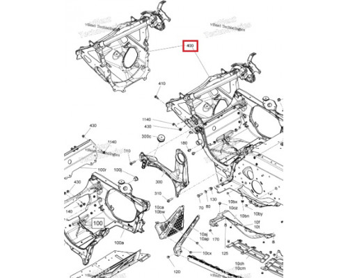 518330167 S-Модуль Рамы Для Ski Doo REV Gen4