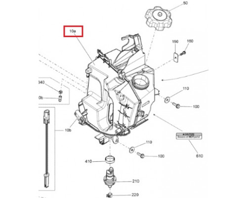 519000310 Масляный Бак Для Ski Doo 519000300