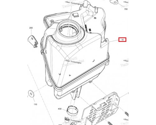 519000357 Масляный Бак Для Ski Doo 519000328, 519000306, 519000346