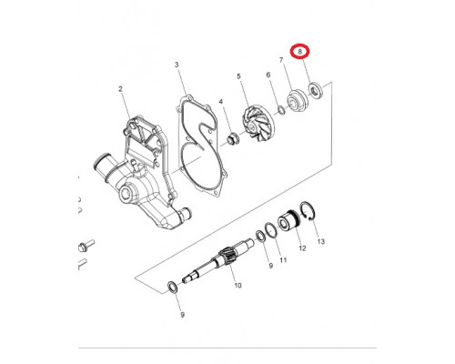5411197 Прокладка Помпы Для Polaris