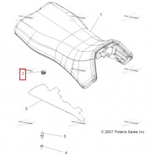 5412994 Демфер сиденья Для Polaris 5418181