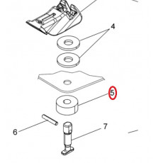 5415542 Уплотнитель в крепление Lock&Ride