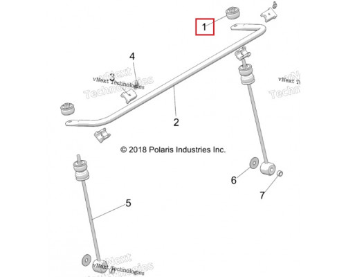 5416013 Втулка Стабилизатора Для Polaris 5413295, 5415470