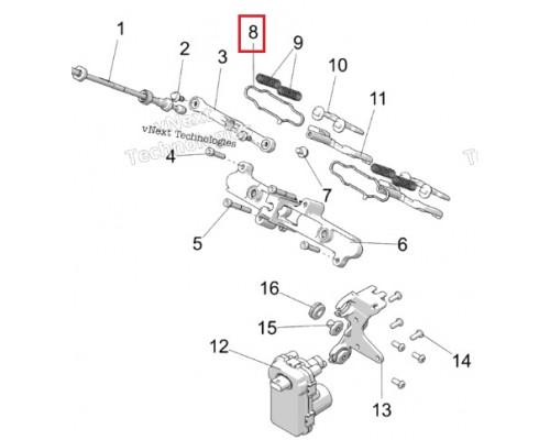 5416132 Прокладка RAVE Клапана Для Polaris 650, 850