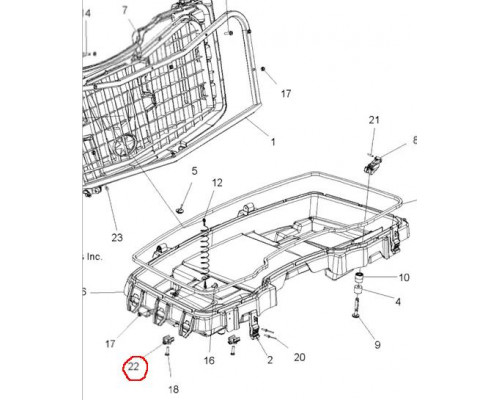 5438790 Guide, Rack