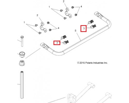 5439731 Втулка Стабилизатора Для Polaris 5438903, 5437423, 5433866