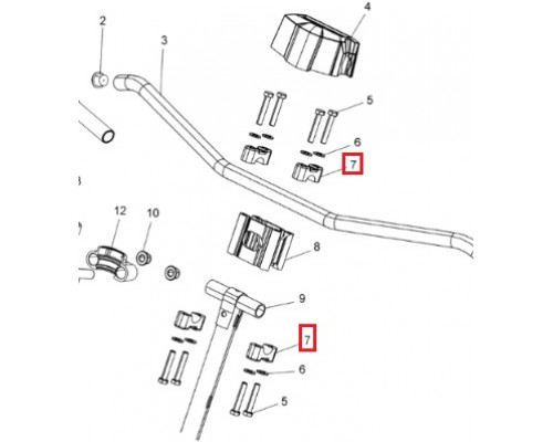 5631311 Крепеж Руля Для Polaris