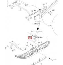 605348458 Подушка Под Лыжу Для Ski Doo Skandic, Expedition