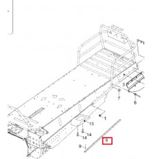 605348881 Противоскользящая Накладка На Подножку Для Ski Doo Skandic M5345052