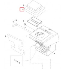 605352046 Уплотнение Воздуховода Для Ski Doo