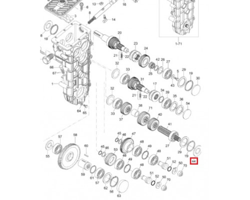 614102562 Сальник Коробки Передач Для Ski Doo M614102562