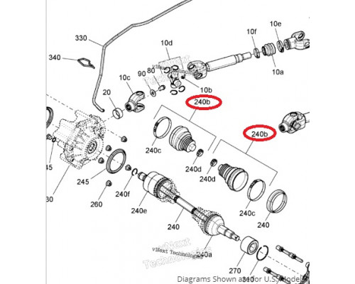 705501864 Пыльник Заднего Привода Для BRP Can Am 705501777