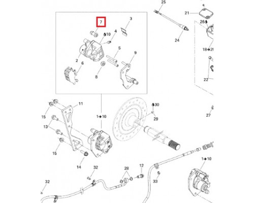 705600082 Пыльник Направляющей Тормозного Суппорта Для Ski Doo Elite