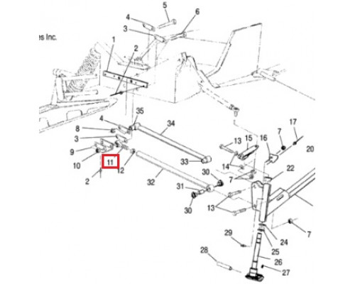 7061071 Рулевой Наконечник Для Polaris WIDETRAK LX 7060156, 7061011