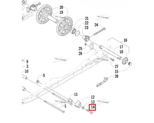 8002-227 Болт Для Arctic Cat