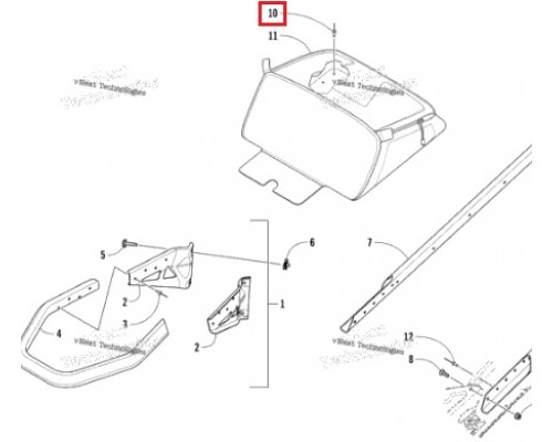 8061-708 Заклепка Для Arctic Cat