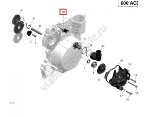 AT-01371 SPI Датчик Температуры Охлаждающей Жидкости Для Ski Doo 278001016, 420222425, 711222425