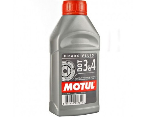 102718 MOTUL Тормозная Жидкость DOT 3 & 4 Brake Fluid 0,5л