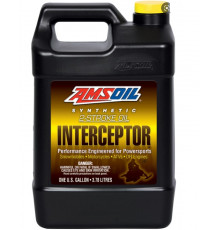 AIT1G AMSOIL Interceptor Synthetic 2-Stroke Oil Масло Моторное Синтетическое 2Т Двухтактное 4 Литра Для Polaris, BRP Ski Doo, Arctic Cat