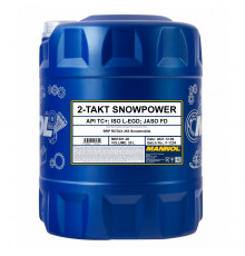 1445 MANNOL SNOWPOWER Моторное Синтетическое 2Т Двухтактное Масло 20 Литров