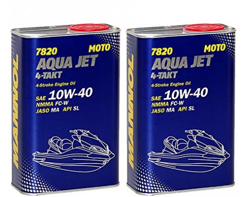 7820 MANNOL Aqua Jet 4-TAKT Масло Моторное Синтетическое 4Т Четырехтактное SAE 10W-40 1 Литр