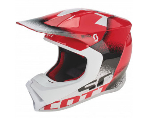 Шлем Scott 550 Noise ECE размер XL черно-красный SC_273104-1018009