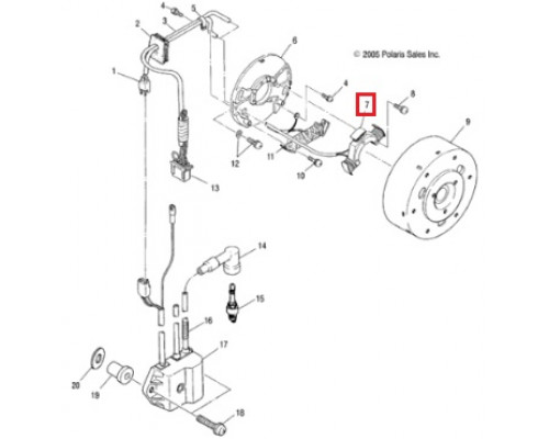 SM-01137 SPI Статор Генератора Для Polaris 3083991