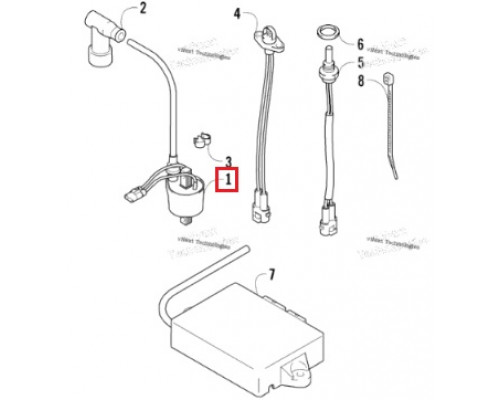 SM-01176 SPI Катушка Зажигания Для Arctic Cat 3007-548 Polaris 4012168, 4012169