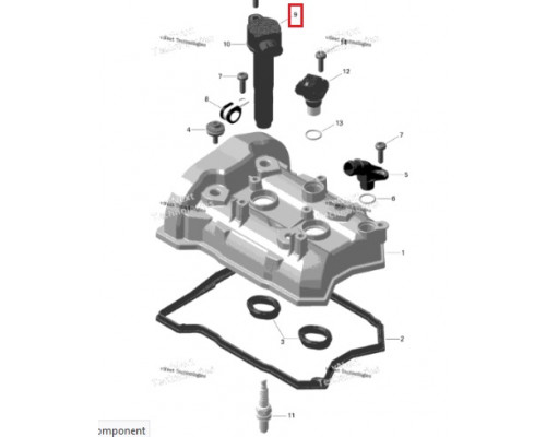 SM-01183 SPI Катушка Зажигания Для Ski Doo 420666140, 420666141, 420666142