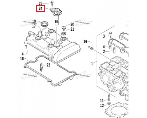 SM-01187 SPI Катушка Зажигания Для Arctic Cat 3007-236