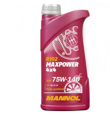 8102 MANNOL Max Power Синтетическое Трансмиссионное Масло 75W140 1 Литр