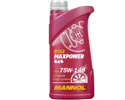 8102 MANNOL Max Power Синтетическое Трансмиссионное Масло 75W140 1 Литр