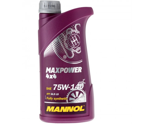 8102 MANNOL Max Power Синтетическое Трансмиссионное Масло 75W140 1 Литр