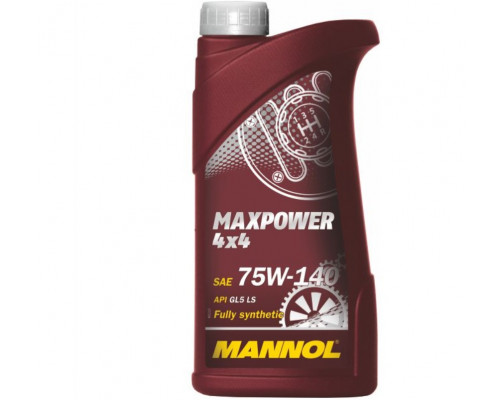 8102 MANNOL Max Power Синтетическое Трансмиссионное Масло 75W140 1 Литр