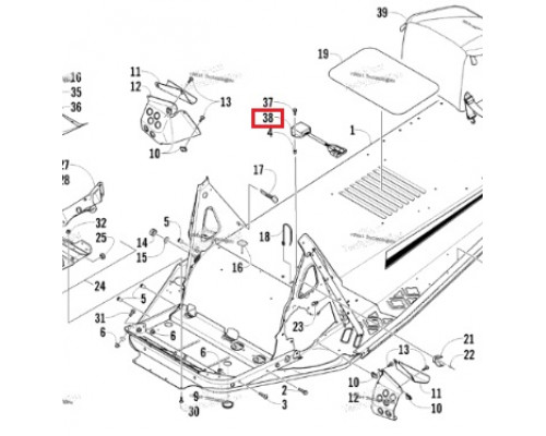 SM-01248 SPI Реле Регулятор Напряжения Для Arctic Cat 0630-255