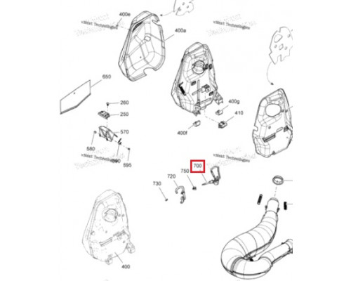 SM-01262 SPI Датчик Температуры Выхлопных Газов Для Ski Doo 514054870