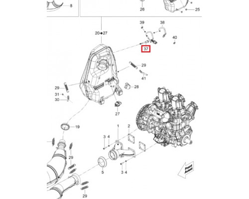 SM-01263 SPI Датчик Температуры Выхлопных Газов Для Ski Doo 514054856