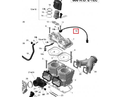 SM-01287 SPI Датчик Детонации Двигателя Для Ski Doo 420664035