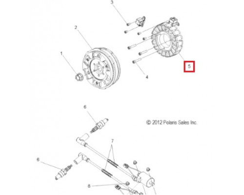 SM-01356 SPI Статор Генератора Для Polaris 4011449