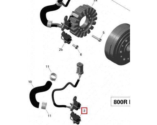 SM-01400 SPI Датчик Холла Для Ski Doo 410922948