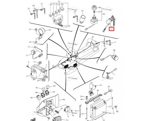 SM-01544 SPI Замок Зажигания Для Yamaha 8HV-82510-00-00