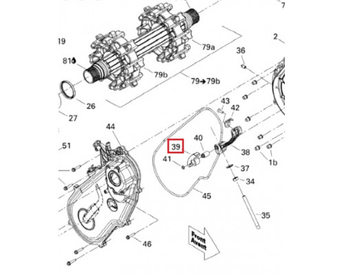 SM-03361 SPI Башмак Приводной Цепи Для Ski Doo 504153031, 504152739