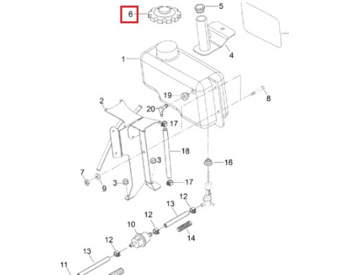 SM-07091 SPI Крышка Масляного Бачка Для Ski Doo 519000042, 519000017