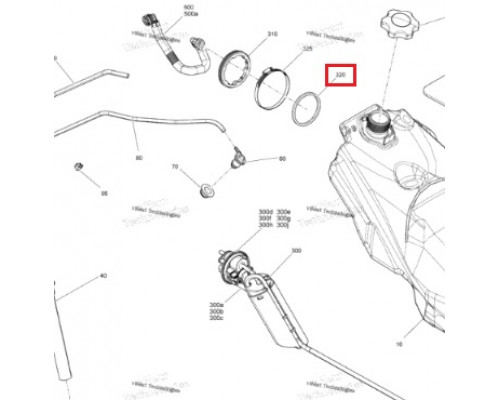 SM-07260 SPI Сальник Топливного Насоса Для Ski Doo 513033334