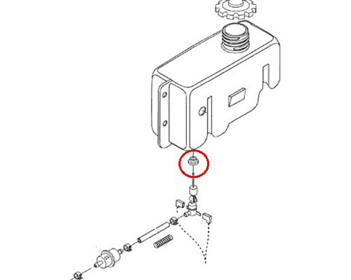 SM-07403 SPI Уплотнительная Втулка Масляного Бачка Для Ski Doo 570023000