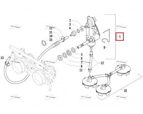 SM-07700 SPI Бензонасос Для Arctic Cat