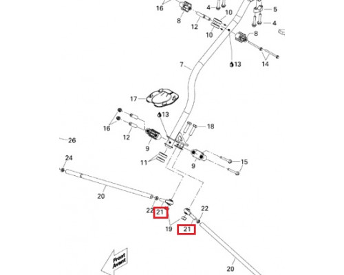 SM-08401 SPI Рулевой Наконечник Для Ski Doo 506152081, 506151828