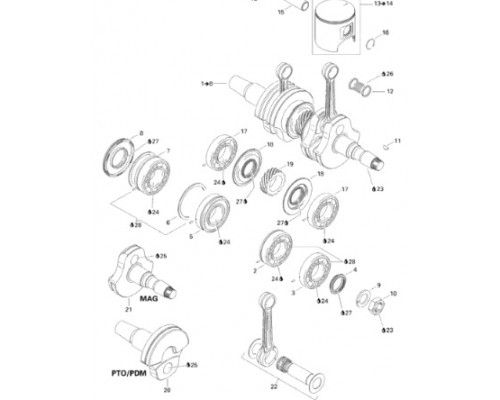 SM-09101 SPI Шатун Для Ski Doo 420684654, 420888289, 420888404, 420889104, 420889109, 420684081