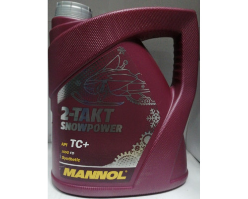 1431 MANNOL SNOWPOWER Моторное Синтетическое 2Т Двухтактное Масло 4 Литра