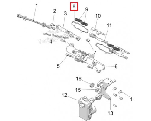 SM-09539E SPI Комплект Прокладок RAVE Клапанов Для Polaris 850 5416132